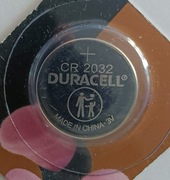 guzikowa bateria litowa firmy DURACEL CR 2032 3V
