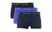 Bokserki Calvin Klein 3-pak XL | Niebieskie Granatowe Czarne