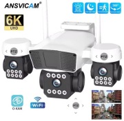 Kamera zewnętrzna ANSVICAM 6K UHD WiFi – potrójna głowica PTZ