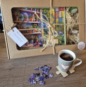 Zestaw prezentowy „Wieczór z puzzlem” puzzle Trefl 500 el. + herbata