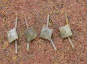 Niemieckie gwiazdki dystynkcyjne na mundur III Rzesza 4 szt. 