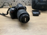 Nicon D3100 lustrzanka + torba + ładowarka 