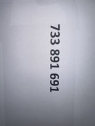 Złoty numer 733 891 791