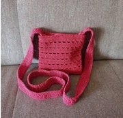 UROCZA ELEGANCKA MAŁA TOREBKA DZIEWCZĘCA DAMSKA NA SUWAK CZERWONA