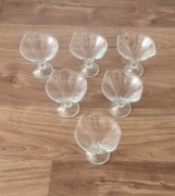 Ozdobne pucharki na desery i lody - komplet 6 sztuk