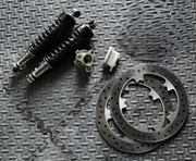 HARLEY DAVIDSON NIGHT ROD AMORTYZATORY, TARCZE, NAPĘD