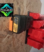 Uchwyt na baterie GISAM potrójny wieszak