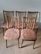 Krzesła okres PRL lata 60-70 Czechosłowacja Tatra Nabytok