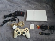 Konsola Playstation 2 SLIM Ceramic White Zestaw Japan