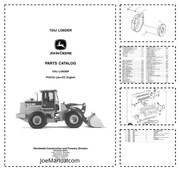 John Deere 724J Loader Parts Catalog Katalog Cześci schematy budowy