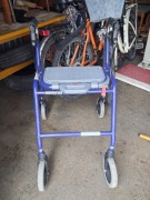 Chodzik z siedziskiem  dla seniora lub osoby niepełnosprawnej