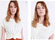 P0R118 PIMKIE__MQ3 T-SHIRT NAPIS BASIC__XL