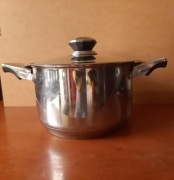 Garnek ze stali nierdzewnej 18/10 z pokrywką Silver Royal 8,5l (wys. 16cm)