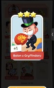Monopoly go karta Balon z Gryffindoru 3* set 15 naklejka