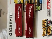 Kingston hyperx fury red 2*8 GB dual ddr3 16gb