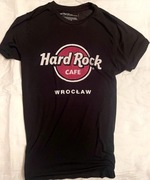 Hard Rock Cafe Wroclaw czarny Tshirt koszulka kolekcjonerska