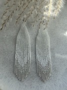 Kolczyki z japońskich koralików.