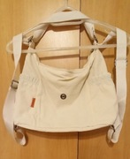 Torba plecak nowa nylon krem