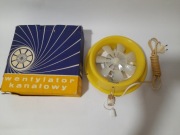 Wentylator kanałowy Predom Metrix KW 141 PRL nieużywany z 1978r.