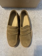 Arket Zamszowe Mokasyny Vibram Beżowe (rozmiar 42, stan: bardzo dobry)