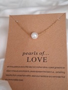 Naszyjnik „Pearls of Love” – delikatna perła na złotym łańcuszku