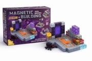 Zestaw klocki magnetyczne104elementy plus figurki inspirowane gra Minecraft
