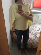 Delikatna bluzka Lucca, peleryna pastelowa