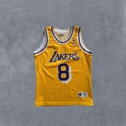 Koszulka NBA Champion Los Angeles Lakers #8 Kobe Bryant home Jersay 1996-99