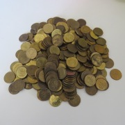 Zestaw monet groszowych III RP 1 groszy lata 1991 do ok. 2015  0,5kg