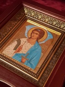 Ikona prawosławna w kiocie Anioł Stróż Anhieł Chranitiel. 