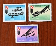 Znaczki Lotnictwo polskie w wojnie 1939r