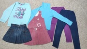 Śliczny zestaw ubrań dla dziewczynki 116 cm