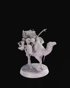 Objuczony Wielbłąd Figurka 32mm 14K zgodna z DnD RPG Pathfinder Warham.