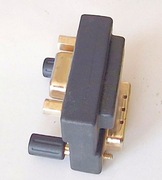 Kątowa przejściówka VGA żeńskie na DVI-I single link męskie Foxconn