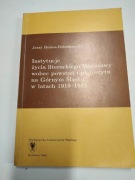 INSTYTUCJE ŻYCIA LITERACKIEGO WOBEC POWSTAŃ I ....