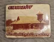 Chorzów Górnośląski Park Etnograficzny stara pamiątkowa przypinka