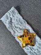 Opaska gwiazda złota na włosy świata Boże Narodzenie