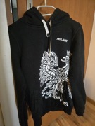 Oryginalna Bluza Trec Team Poland czarna z kapturem M