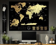 Mapa zdrapka - Edycja Złota