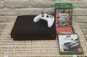 Xbox one X+zestaw 5 gier