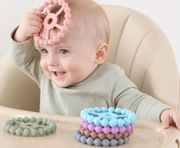 Seposeve silikonowy gryzak dla niemowląt3 sztuki zabawka 