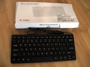 Mini klawiatura K-1000 US czarna 285x120 mm