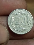 Moneta 20 groszy 1991 rok