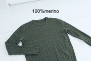 100%merino bez wad warkocze L/M