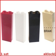 LEGO 2454 FILAR klocek słupek 1x2x5 biały czarny czerwony piaskowy/Tan 