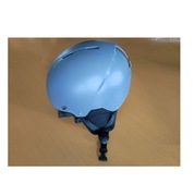 kask narciarski sportowy snowboardowy klasyczny prosty szary