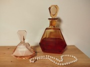 Stara karafka i flakon Art deco