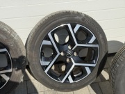 4x Felgi aluminiowe Citroën 17" + opony letnie - KOMPLET GOTOWY DO JAZDY