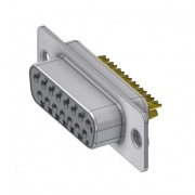 DT15SZ/2 Gniazdo D-Sub 15-pin wysokiej jakości złącze żeńskie - Deltron AG