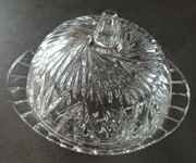 Maselniczka kryształowa PRL